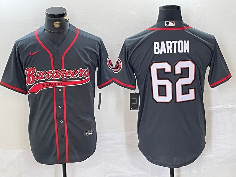 Men Tampa Bay Buccaneers #62 Barton Grey Joint Name 2024 Nike Limited NFL Jersey style 4->tampa bay buccaneers->NFL Jersey